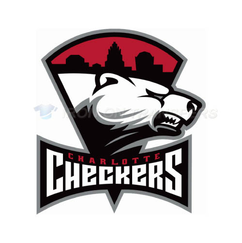 Charlotte Checkers Iron-on Stickers (Heat Transfers)NO.8987